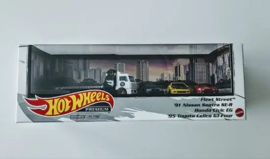 Hot Wheels Premium Collector Display Set Japanese Tuners HCR53