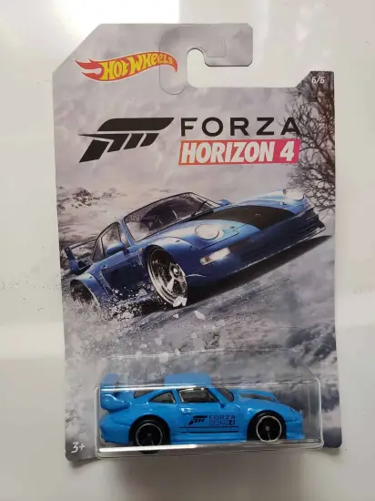 Hot Wheels 2019 Forza Horizon 4 Porsche 911 GT2 blue GBB70