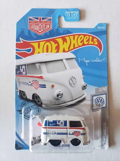 Hot Wheels 2019 Volkswagen Series 2 of 10 Kool Kombi (White) FYF79 Magnus Walker