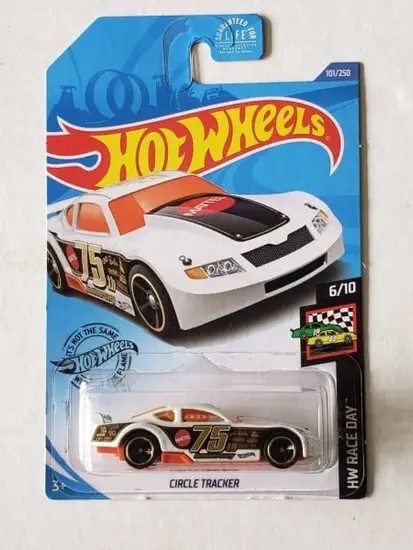 Hot Wheels 2020 HW Race Day Circle Tracker GHC52 (error card no 75th)