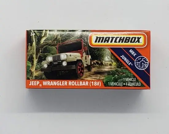 Matchbox 2020 Power Grabs MBX Jungle Jeep Wrangler Roll Bar (#18) MB1182
