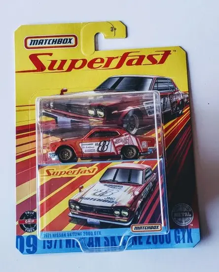 Matchbox 2020 Superfast #9 1971 Nissan Skyline 2000 GTX MB1022