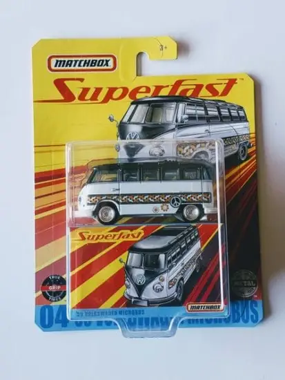 Matchbox 2020 Superfast #4 1959 Volkswagen Microbus MB1145