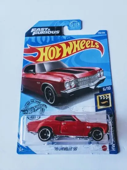 Hot Wheels 2020 HW Screen Time 6 of 10 Fast & Furious 1970 Chevelle SS Red GHC78
