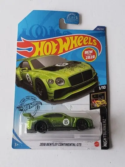 Hot Wheels 2020 Night Burnerz 2018 Bentley Continental GT3 GHB29