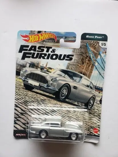 Hot Wheels 2020 Fast & Furious Premium Euro Fast Aston Martin DB5 GPK55