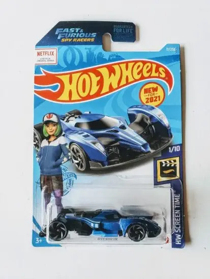 Hot Wheels 2021 HW Screen Time Fast & Furious Spy Racers Hyperfin GRX37