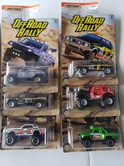 Matchbox 2020 Off Road Rally Series wave 2 (7-12) Asst: GGF12