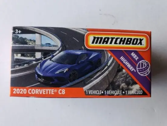 Matchbox 2020 Power Grabs MBX Highway 2020 Corvette C8 GKN88