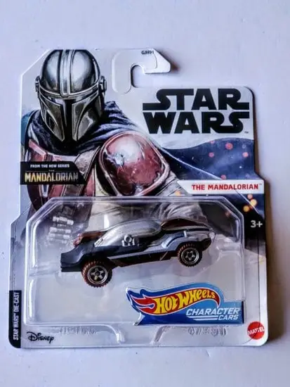 Hot Wheels 2019 Character Cars Star Wars The Mandolorian FYT35 (White Card)