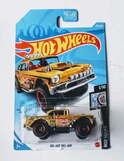 Hot Wheels 2020 Rod Squad Big Air Bel Air (Gold) Gamestop GTD39