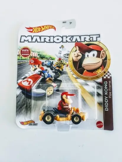 Hot Wheels 2021 Mario Kart Diddy Kong