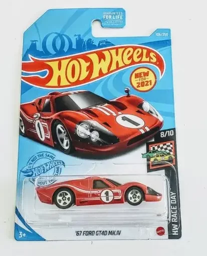 Hot Wheels 2021 HW Race Day 1967 Ford GT-40 MK.IV GRX30