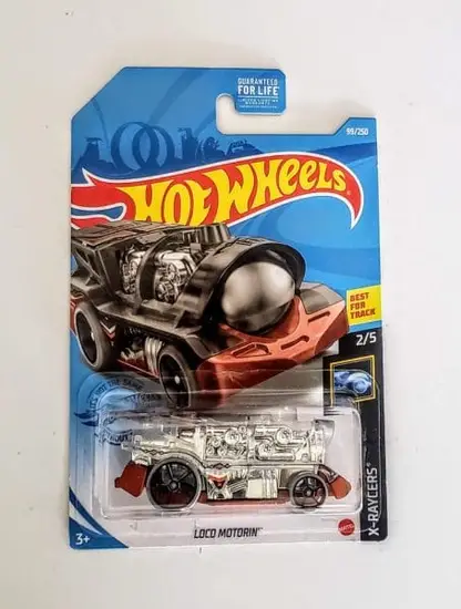 Hot Wheels 2021 X-Raycers Loco Motorin GTB27 (Chrome)
