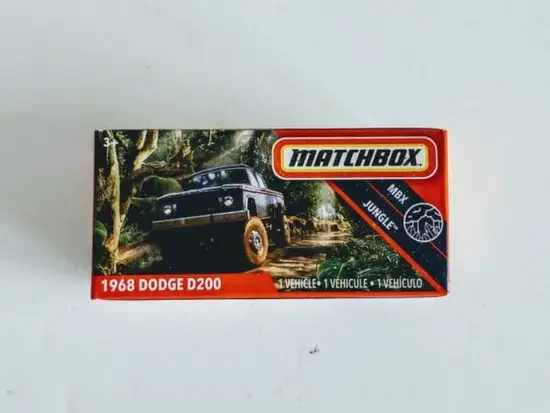 Matchbox 2020 Power Grabs MBX Jungle  1968 Dodge D200  GKN13