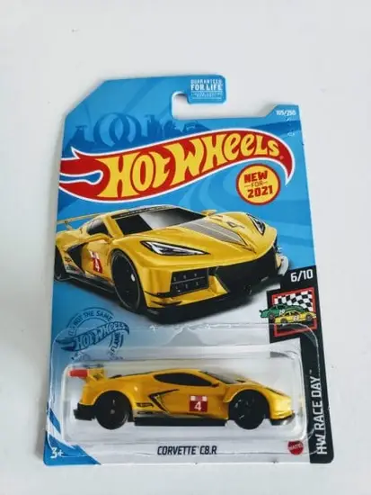 Hot Wheels 2021 HW Race Day Corvette C 8.R GXR31 yellow