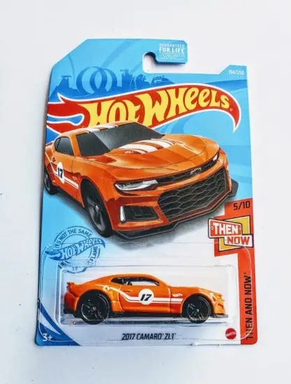Hot Wheels 2021 Then and Now 2017 Camaro ZL1 Orange