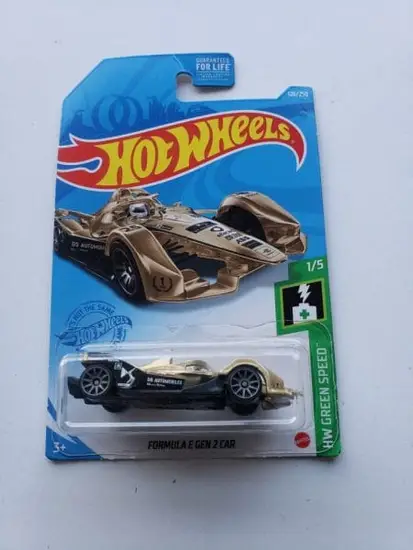 Hot Wheels 2021 HW Green Speed Formula E Gen 2 Car (Gold)