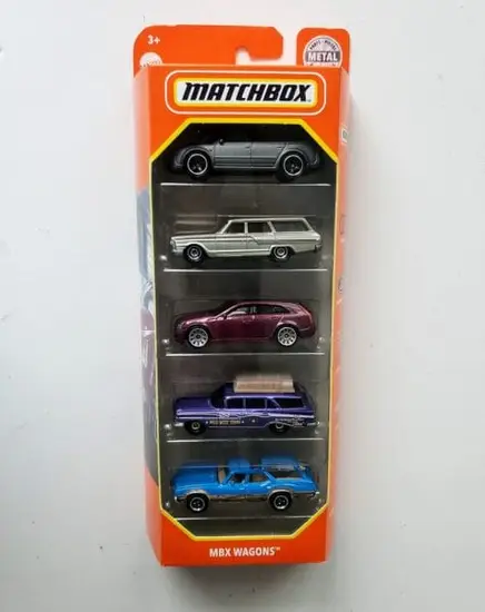 Matchbox 2021 MBX Wagons 5  Pack GVY40