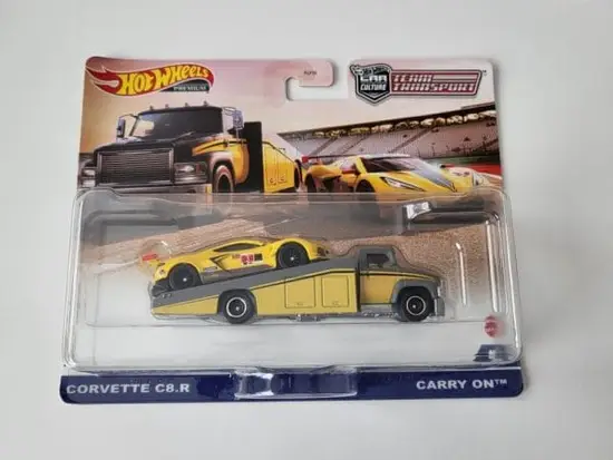 Hot Wheels 2021 Car Culture Team Transport 36 of 37 Corvette C8.R - Carry On GRK67