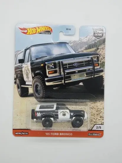 Hotwheels 2020 Wild Terrain 1985 Ford Bronco Highway Patrol GJP88