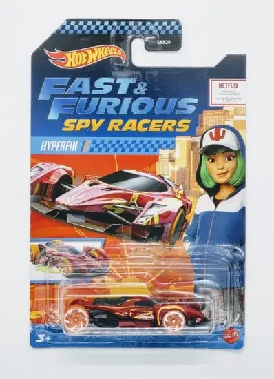 Hot Wheels 2020 Fast & Furious Spy Racers Hyperfin (red w/features) GNN33