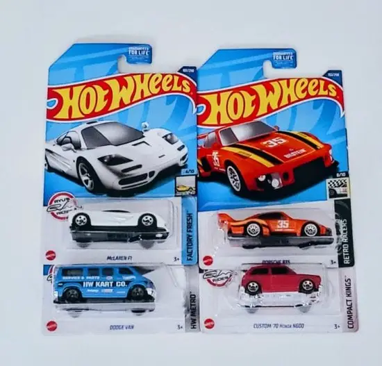 Hot Wheels 2022 Bestbuy exclusives Porsche - Mclaren F1 Honda N600