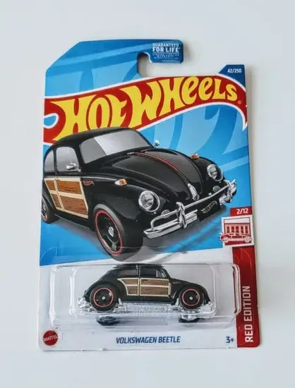 Hot Wheels 2022 Target Red Edition 2 of 12 Volkswagen Beetle black