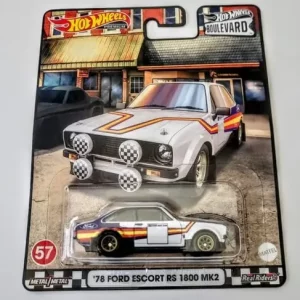 Hot Wheels 2022 Car Culture Boulevard Mix M 57 of 60 1978 Ford Escort RS 1800 MK2 HCR17