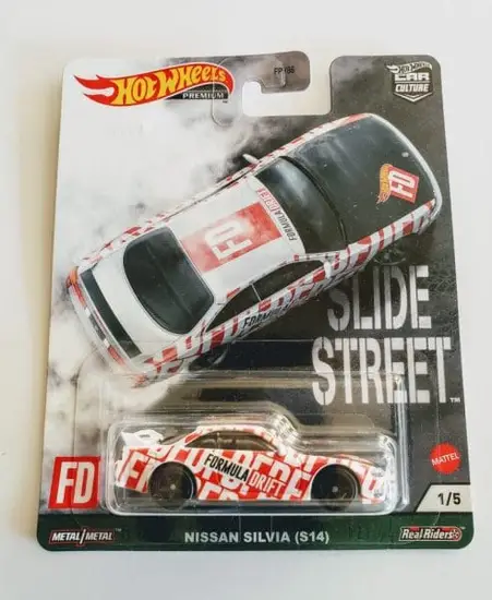 Hot Wheels 2021 Car Culture Slide Street 1 of 5 Nissan Silva (S14) GRJ82