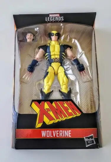 Marvel legends Series wave 1- X-Men Return of Wolverine 6 inch Action figure (blue and yellow suit) F3687