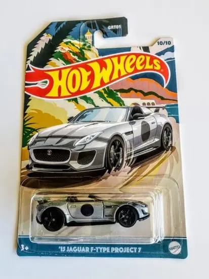 Hot Wheels 2021 Convertible Series - 10 of 10 - 2015 Jaguar F-Type Project 7 GRT14