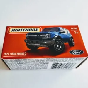 Matchbox 2022 Power Grabs MBX Off Road 34 of 100 - 2021 Ford Bronco Blue HFV22