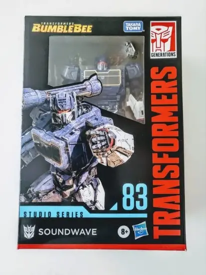 Transformers studio series Voyager Class #83 Bumblebee The Movie Soundwave F3173
