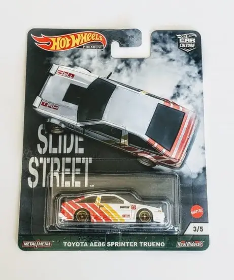 Hot Wheels 2021 Car Culture Slide Street 3 of 5 Toyota AE86 Sprinter Trueno GRJ83