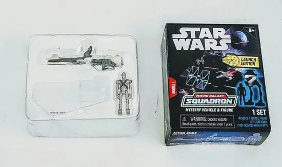Star Wars Micro Galaxy squadron mystery  Scout class series 1 - IG-11/speeder bike (rare chase limited to 15k)
