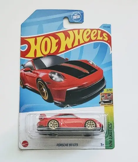 Hot Wheels 2023 HW Exotics 2 of 10 Porsche 911 GT3 red HKL49 at JTC Collectibles.