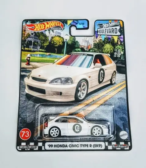 Hot wheels 2023 Boulevard mix Q 73 of 75 - 199 Honda Civic Type R (EK9) HKF19