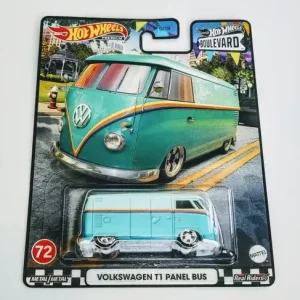 Hot wheels 2023 Boulevard mix Q 72 of 75 - Volkswagen T1 Panel Bus teal HKF18