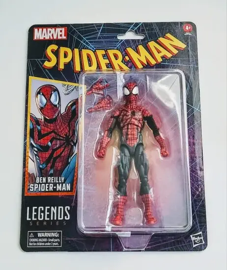 Marvel legends retro 6inch action figure - spiderman - Ben Reilly Spiderman at JTC Collectibles.
