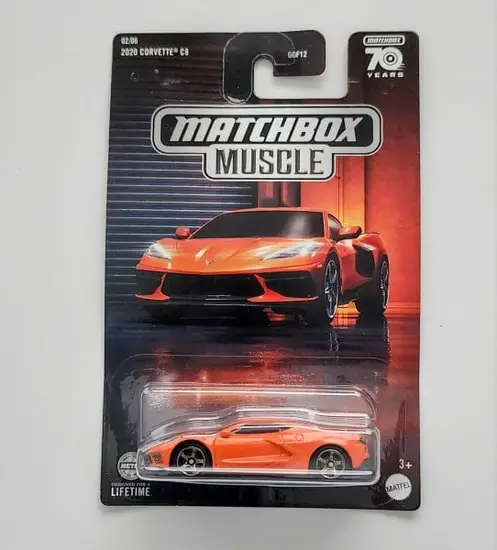 Matchbox 2023 Muscle Series 2 of 6 2020 Corvette C8 orange - HLM66 at JTC Collectibles.