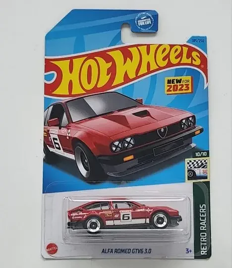 Hot Wheels 2023 Retro racers Alfa Romeo GTV6 3.0Red HKG48 at JTC Collectibles