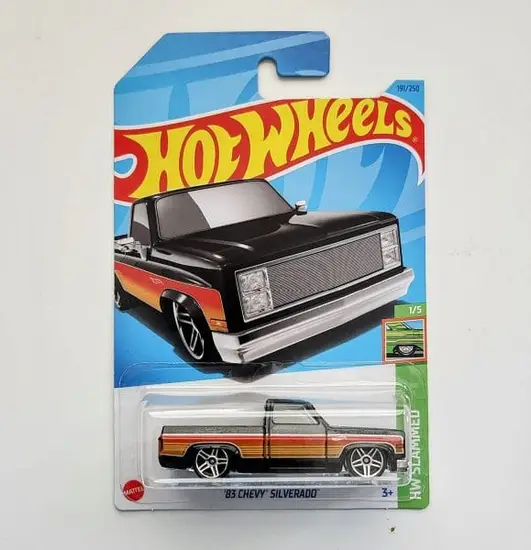 Hot Wheels 2023 HW Slammed 1 of 5 - 1983 Chevy Silverado brown HKJ06 at JTC Collectibles.