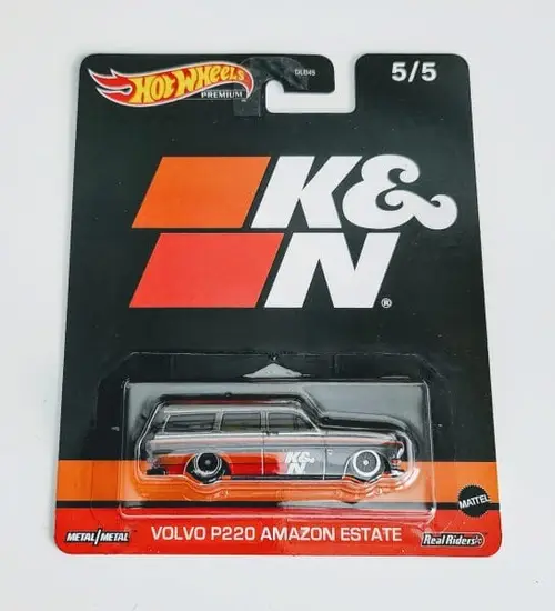 Hot Wheels 2023 Pop Culture Speed Graphics 5 of 5 K&N Volvo P220 Amazon Estate black - HKD07 at JTC Collectibles.