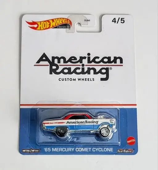 Hot Wheels 2023 Pop Culture Speed Graphics 4 of 5 American Racing 1965 Mercury Comet Cyclone white - HKD06 At JTC Collectibles.