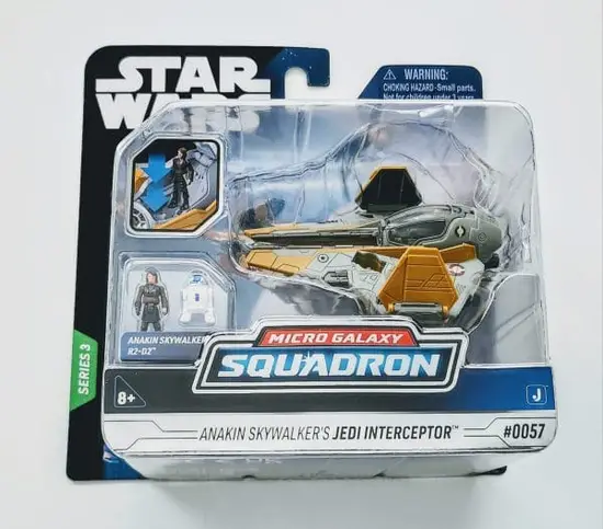 Star Wars Micro Galaxy Squadron Series 3 #0057 Anakin Skywalkers Jedi Interceptor SWJ0074 at JTC Collectibles.