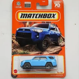 Matchbox 2023 92 of 100 - MBX Off Road Toyota 4 Runner Blue HKW76 at JTC Collectibles
