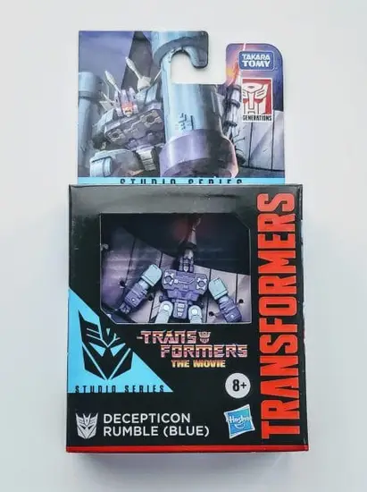 Transformers Studio series Core Class - Transformers the Movie Decepticon Rumble (Blue) F3145 at JTC Collectibles