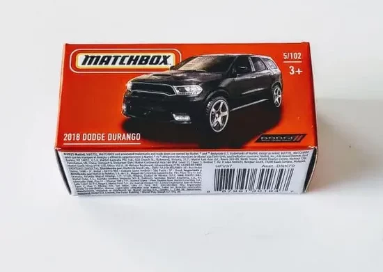 Matchbox 2022 Power Grabs 5 of 102 MBX Highway 2018 Dodge Durango black HFV37