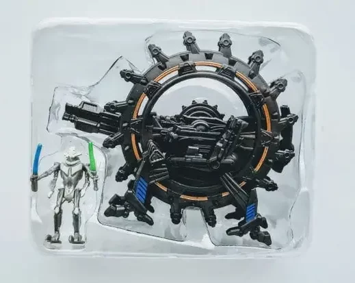 Star Wars Micro Galaxy Squadron Scout Class series 4 - General Grevious and Wheel Bike Rare Chase - SWJ0072-8 complete